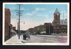Broadway Ansichtskarte Tillsonburg Ontario - Oxford County - Bild 1 von 2