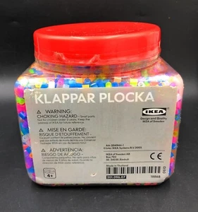 IKEA Cuentas Klappar Plocka Colores Mezclados Bañera Nuevo y Precintado - Imagen 1 de 5