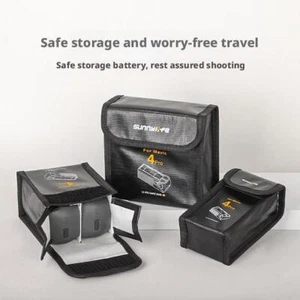 for Mavic 4 PRO Battery Explosion-proof Bag Explosion Proof Battery Bag NEW UK - Picture 1 of 16