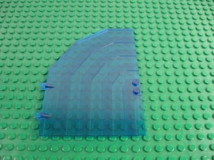 LEGO Trans-Dk Blue Large Door 1x9x11 with Clips Neptune Discovery Lab 6195 #2596 - Picture 1 of 2