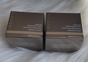 2 x BECCA Under Eye Brightening Corrector concealer MEDIUM TO DEEP 4.5g/0.16oz E - Picture 1 of 3