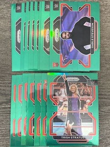 2022 Panini Prizm WWE GREEN Parallel Base Veterans & Rookies RC You Pick/Choose!