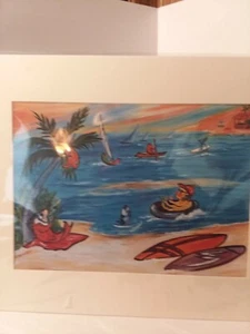another whimsical beach print by Loretta Menendian - Picture 1 of 7