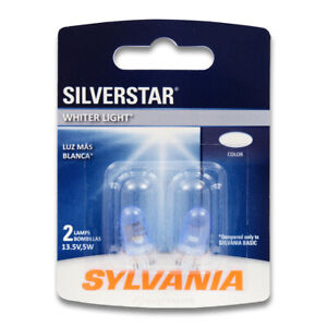 Sylvania SilverStar License Light Bulb for Toyota Prius V Prius C Prius ff