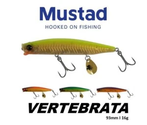 KÜNSTLICHE SPINNING MUSTAD WIRBELTIER 90S KÖDER KANTE GEWÄCHSHAUS DARTER MINNOW LURE - Bild 1 von 1