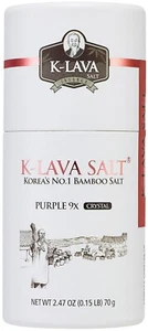 K-LAVA SALT Koreas Nr. 1 Bambussalz – Lila 9 x, Kristall, 70 g, lila salz - Bild 1 von 9
