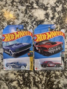 Hot Wheels 67 🤷 Camaro HW Art Car And 68 Camaro HW Modified Car - Picture 1 of 5