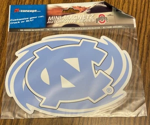 Brand New! UNC North Carolina TAR HEELS 7.75 x 5.5 In-Concept CAR MAGNET - Picture 1 of 2