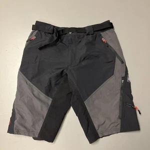 Pantalones Cortos de Ciclismo Medianos Endura Hummvee II para Hombres Negros Rojos MTB Bolsillos para Bicicleta - Imagen 1 de 11