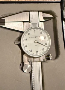 Vtg 6-in Scherr Tumico Precision Dial Caliper .001” Hardened Stainless -- Japan - Picture 1 of 9
