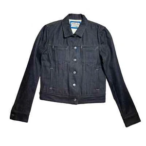 Acne Bla Konst Cliff Denim Trucker Jacket Italy Size 36 - Picture 1 of 9