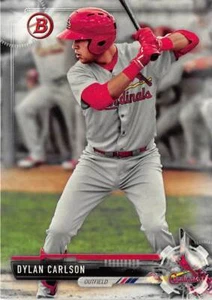 Dylan Carlson baseball card 2017 Topps Bowman #BD89 pre rookie (Cardinals) - Picture 1 of 2