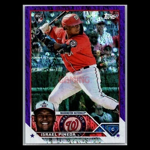 Israel Pineda RC/799 Viola Holofoil 2023 Topps Serie 2 Nazionali Rookie #447 - Foto 1 di 2