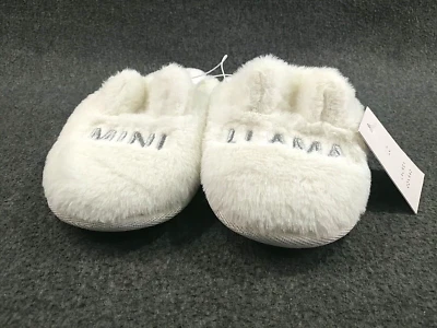 Lauren Conrad Kids 7/8 Mini Llama Scuff Slippers Indoor/Outdoor Memory foam — 第 1/4 张图片
