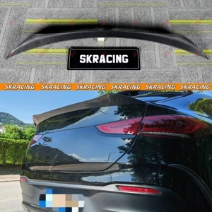 Glossy/Carbon Fiber Rear Middle Spoiler Wing Fit Benz GLE53 GLE63 Coupe 21-24 - Bild 1 von 31