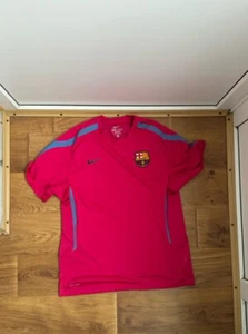 Barcelona Jersey Training Football Soccer Shirt Gray Nike Men Size L - Picture 1 of 7
