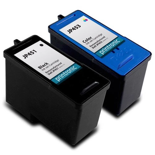 Juego de cartuchos de impresión de tinta Dell Serie 11 2pk JP451 JP453 Foto 1 de 1