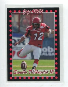 2006 Jogo Black Border #81 Sandro DeAngelis / 380 Nebraska / Calgary Stampeders - Bild 1 von 1