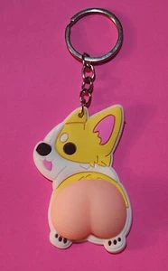 Corgi Squishy Butt Key Chain - Picture 1 of 2