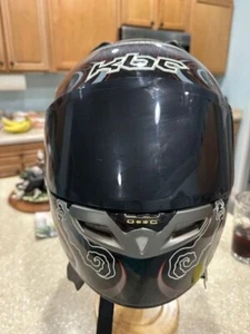 KBC Snell Dot black Motorcycle helmet with wind shield - Picture 1 of 6