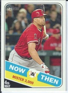 Albert Pujols 2018 Topps Heritage High Numbers Now & Then - Picture 1 of 1