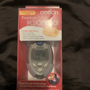 Omron HJ-112 Digital Pocket Pedometer NEW, NEVER USED Dual Sensor Technology - Picture 1 of 8