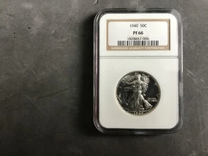 1940 Liberty Walking Half Dollar PF 66 NGC Silver 50c Proof Coin - Picture 1 of 2