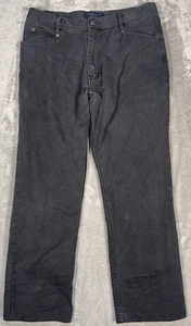 Kenneth Cole Jeans Uomo 33X28,5 (Etichetta 34X32) Reazione Vestibilità Conica Cotone Nero - Foto 1 di 15