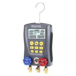 Pressure Gauge Refrigeration Digital Pressure Manifold Tester Meter S9K6 - Picture 1 of 10