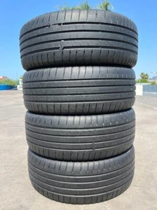 4 PNEUMATICI SEMINUOVI BRIDGESTONE ALENZA 001 235/55R18 100V GOMME USATE - Zdjęcie 1 z 7