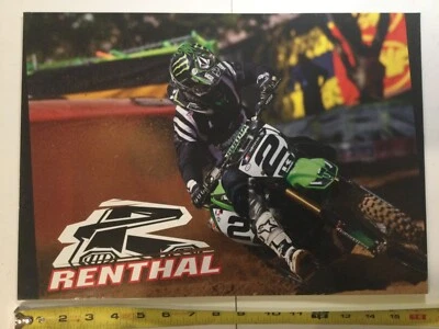 Tarjeta de exhibición de pie RYAN VILLOPOTO MONSTER ENERGY SUPERCROSS Kawasaki KX450F Foto 1 de 4