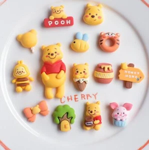 30 Pieces Mixed Resin Yellow Bears Bow Sets Flatback Buttons for Craft DIY Decor - Picture 1 of 13