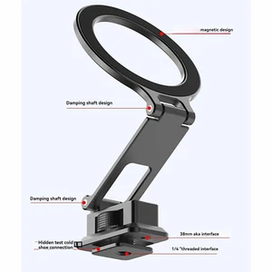 Socle pliable pour téléphone portable à fixation rapide et magnétique - Photo 1 sur 14
