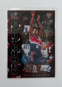 DEREK RUCKER - NBL CLUTCHMEN INSERT 1995 FUTERA #CM 9 NEWCASTLE FALCONS - Picture 1 of 2