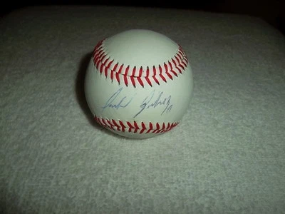 Béisbol firmado a mano Aníbal Sánchez MLB autógrafo firma de los MarlinsTigers Foto 1 de 3