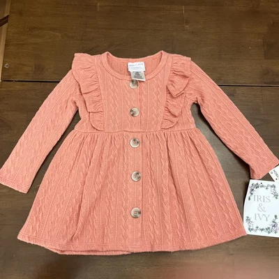 Vestido Iris And Ivy Bebé 24 Meses, Coral Nordstrom, Nuevo con Etiquetas. Foto 1 de 4