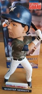 Scooter Gennett Camo Jersey Milwaukee Brewers 2014 Bobblehead Never Displayed - Picture 1 of 7
