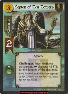 Septon of Ten Towers #72 [Sea of Storms] Game of Thrones ENG - Picture 1 of 2