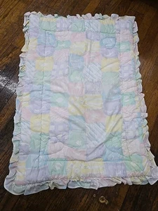 Vintage Lambs Ivy Crib Comforter - Picture 1 of 5