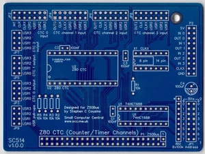 SC514 – Z80 CTC (contatore/timer) scheda - Foto 1 di 2