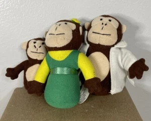 3 Monkeys by Childcraft plush stuffed toys Mama, Doctor And Baby - Picture 1 of 8