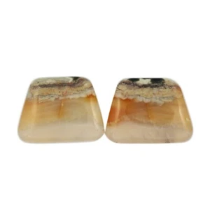 Par de cabujones Ocean Jasper 22x17x5 mm CAB ZC002005 - Imagen 1 de 2