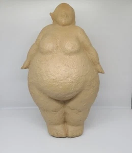 HAUCOZE Lady Statuina Scultura Donna Statua Yoga Regali Poliresina Decorazione Arte Grasso - Foto 1 di 7