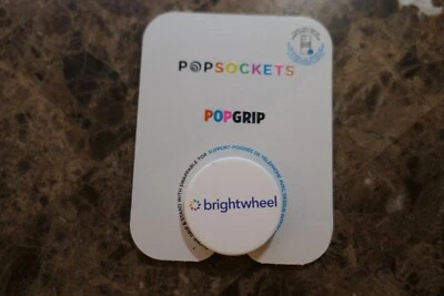 Auténtica empuñadura PopSockets con tapa intercambiable para teléfonos inteligentes PopGrip Brightwheel Foto 1 de 3