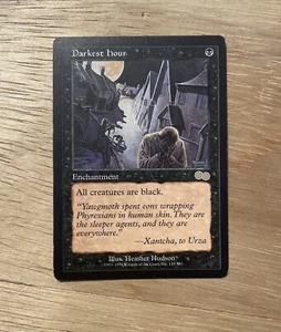 VINTAGE MTG Magic The Gathering Darkest Hour Enchantment quasi nuovo Hudson 128/350 - Foto 1 di 2