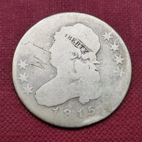 1815 Capped Bust Quarter 25c Circulated #43241 Cover