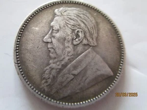 CHELÍN KRUGER DE PLATA BOER REPUBLIC (ZAR) FECHA 1894 AVF - Imagen 1 de 2