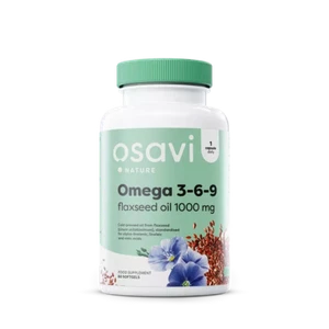 Aceite de linaza Osavi Omega 3-6-9 - 1000 mg - 60 cápsulas blandas - Imagen 1 de 2