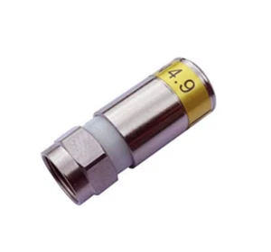 Cabelcon F Stecker Kompressionsstecker RG59 (3.9) RG6 (4,9) RG11 (7,5) - Bild 1 von 10