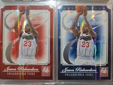 JASON RICHARDSON 2012-13 Elite Die-cut  Red Status /23 & Blue Aspiratons /77